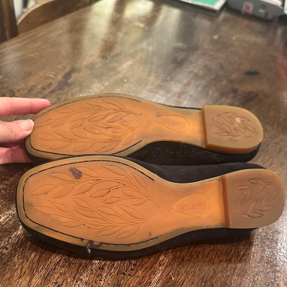 Born Womens Dark Suede Loafers - Picture 2 of 6